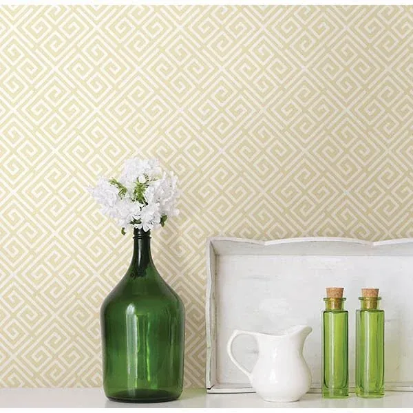 A-Street Prints Omega Gold Geometric Wallpaper - SKU 2625-21860