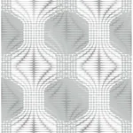 A-Street Prints Optic Blue Geometric Wallpaper - SKU 2697-22629