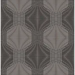 A-Street Prints Optic Brown Geometric Wallpaper - SKU 2697-22634