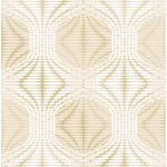 A-Street Prints Optic Gold Geometric Wallpaper - SKU 2697-22633