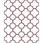 A-Street Prints Origin Burgundy Quatrefoil Wallpaper - SKU 2625-21859