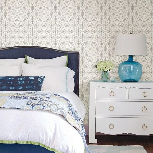 A-Street Prints Orion Grey Geometric Wallpaper - SKU 2764-24310