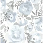 A-Street Prints Orla Blue Floral Wallpaper - SKU 2903-25841