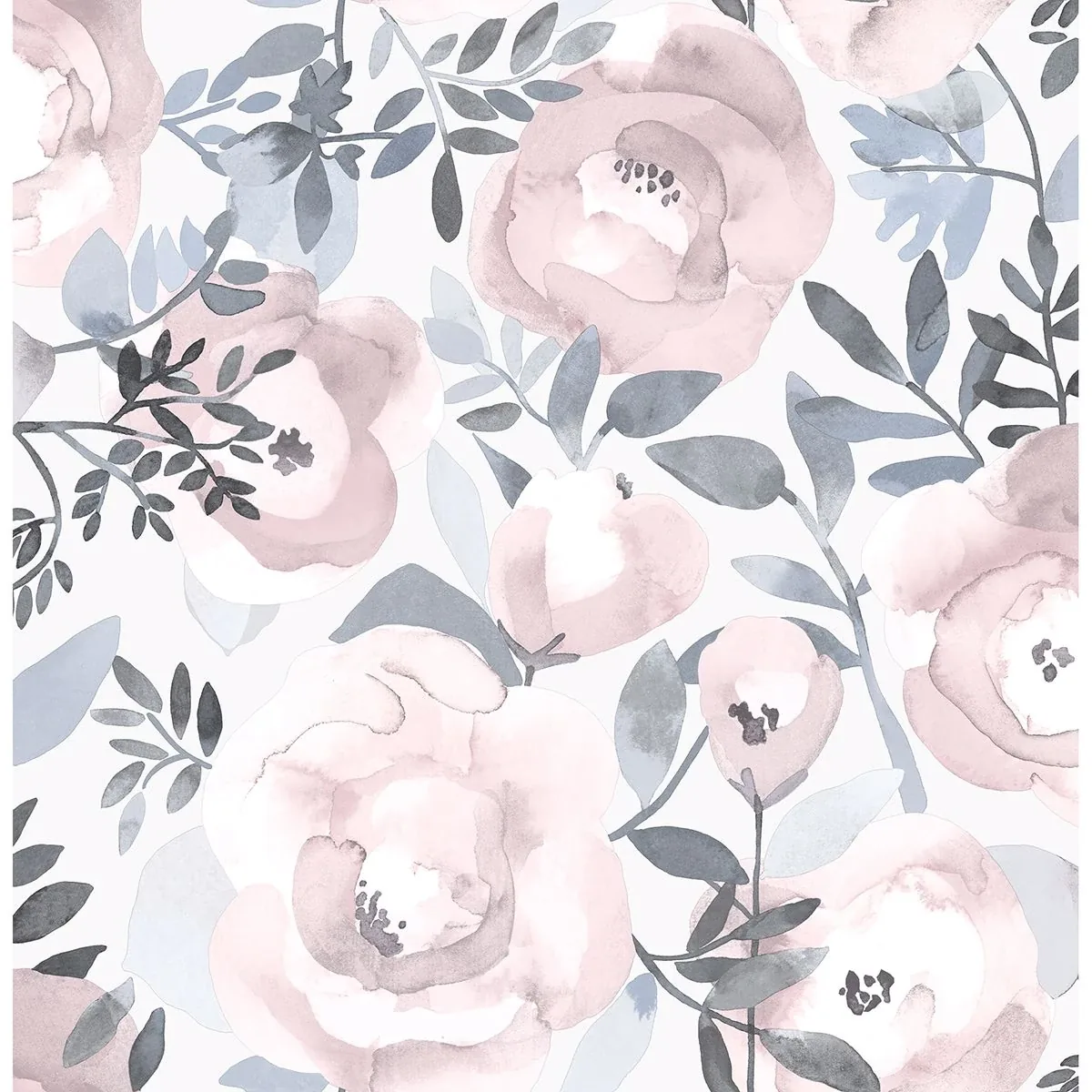2903-25840 | Orla Purple Floral Wallpaper