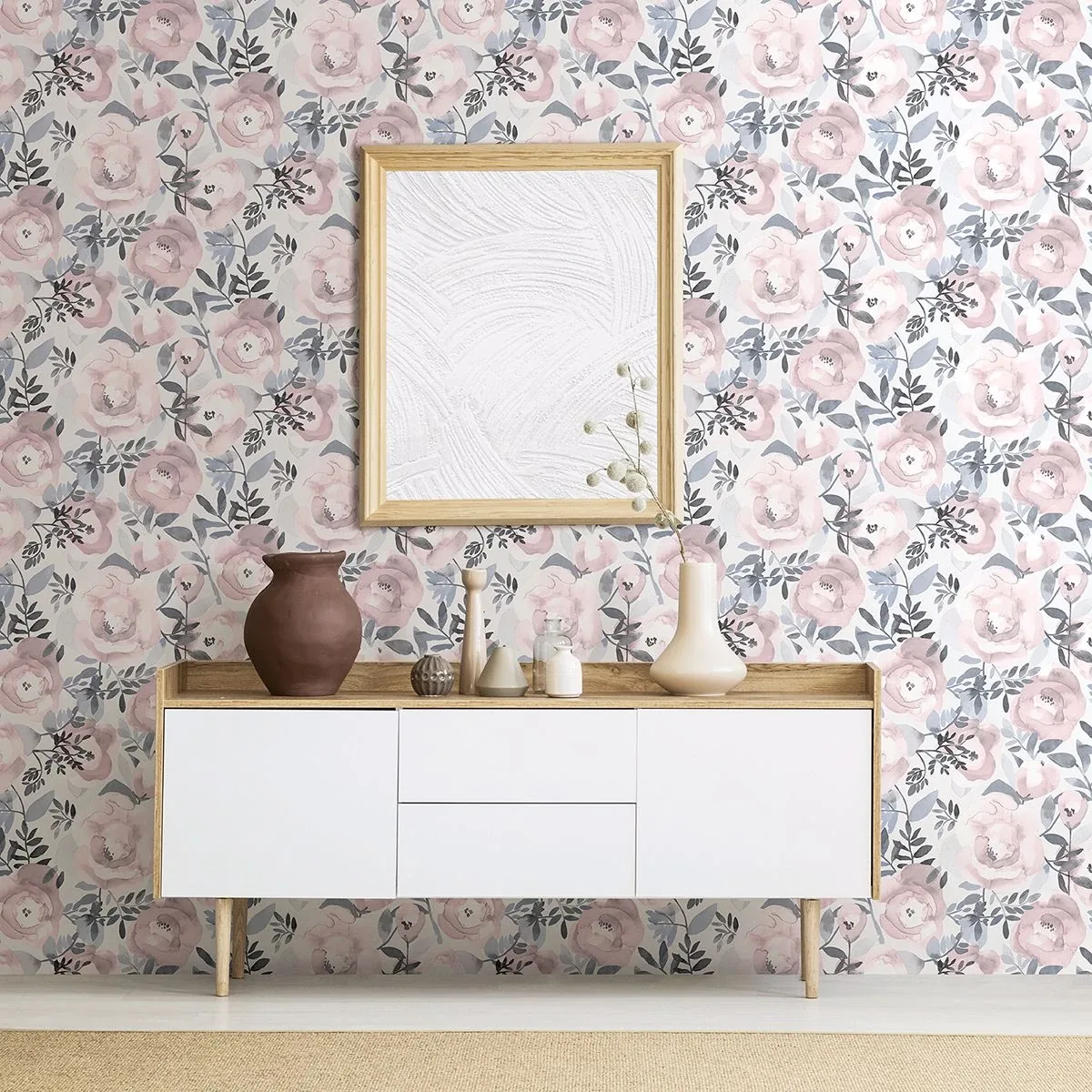 A-Street Prints Orla Purple Floral Wallpaper - SKU 2903-25840