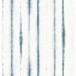 A-Street Prints Orleans Teal Shibori Faux Linen Wallpaper - SKU 2969-26052