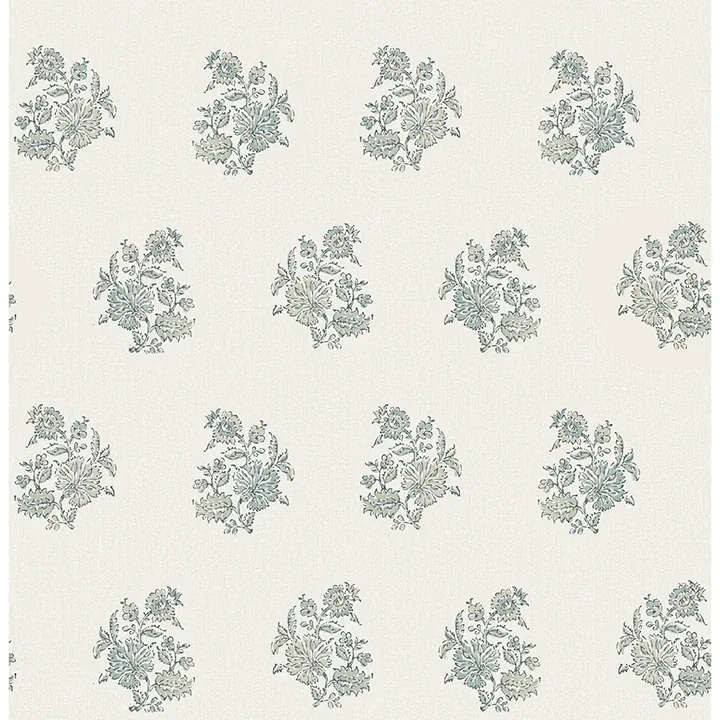 AST6359 | Overbrook Sage Bouquet Toss Wallpaper