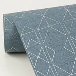 A-Street Prints Paititi Denim Diamond Trellis Wallpaper - SKU 4019-86404