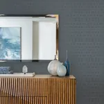 A-Street Prints Paititi Denim Diamond Trellis Wallpaper - SKU 4019-86404