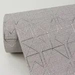 A-Street Prints Paititi Silver Diamond Trellis Wallpaper - SKU 4019-86406
