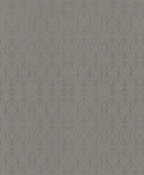 A-Street Prints Paititi Sterling Geometric Trellis Wallpaper - SKU 2976-86405