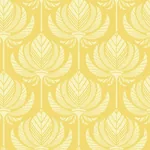 A-Street Prints Palmier Yellow Lotus Fan Wallpaper - SKU 4014-26427