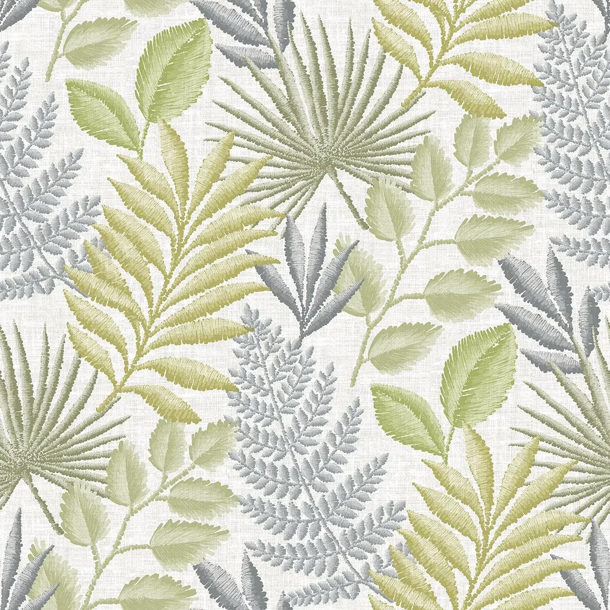 2901-87503 | Palomas Grey Botanical Wallpaper
