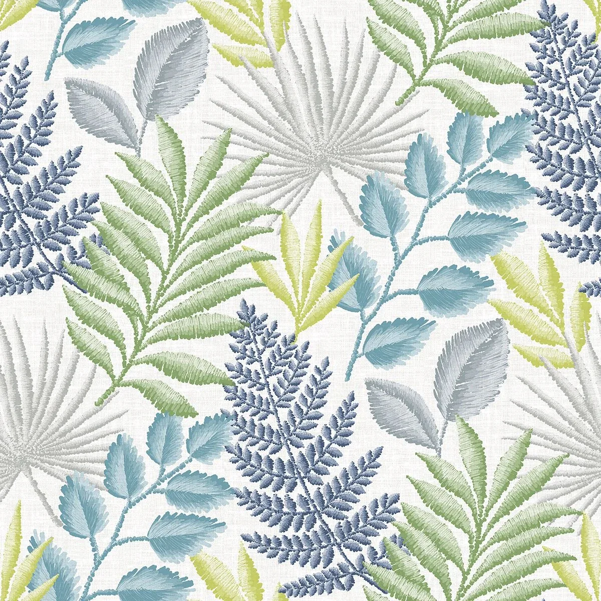 2901-87504 | Palomas Multicolor Botanical Wallpaper