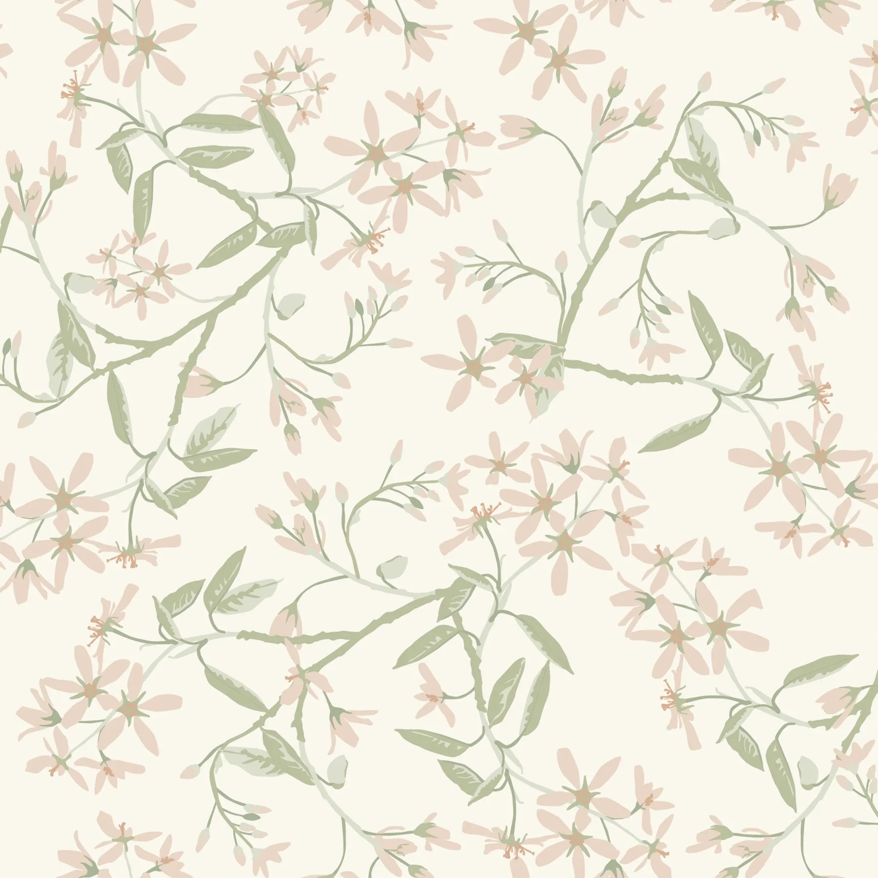 4201-20111 | Paradis Blush Bouquet Toss Wallpaper