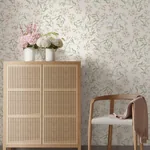 A-Street Prints Paradis Blush Bouquet Toss Wallpaper - SKU 4201-20111