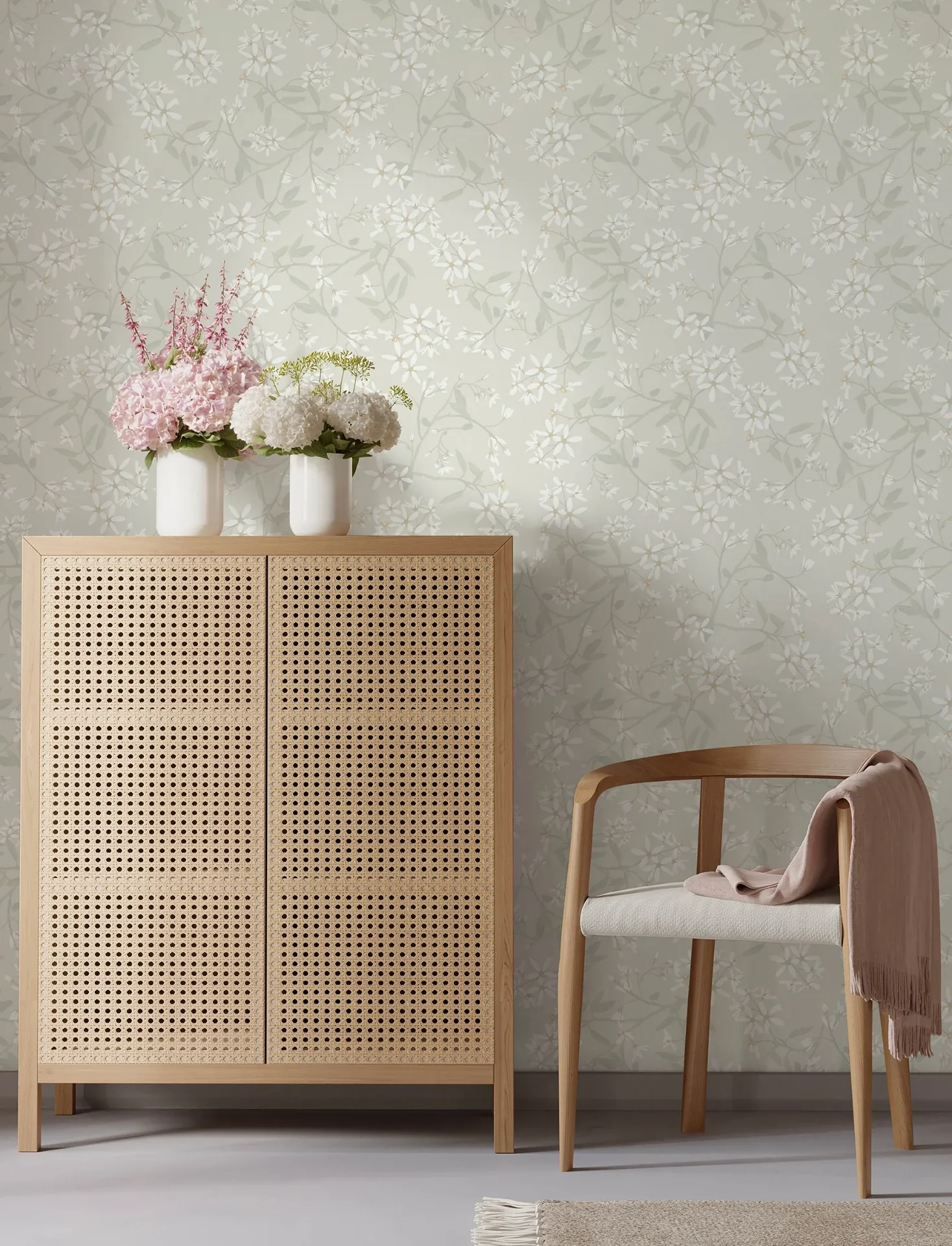 A-Street Prints Paradis Dove Bouquet Toss Wallpaper - SKU 4201-20110
