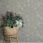 A-Street Prints Paradis Slate Bouquet Toss Wallpaper - SKU 4201-20114