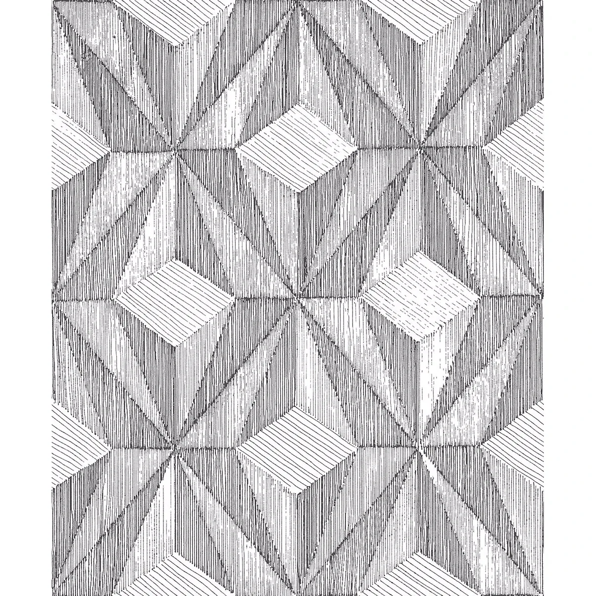 2908-87101 | Paragon Black Geometric Wallpaper