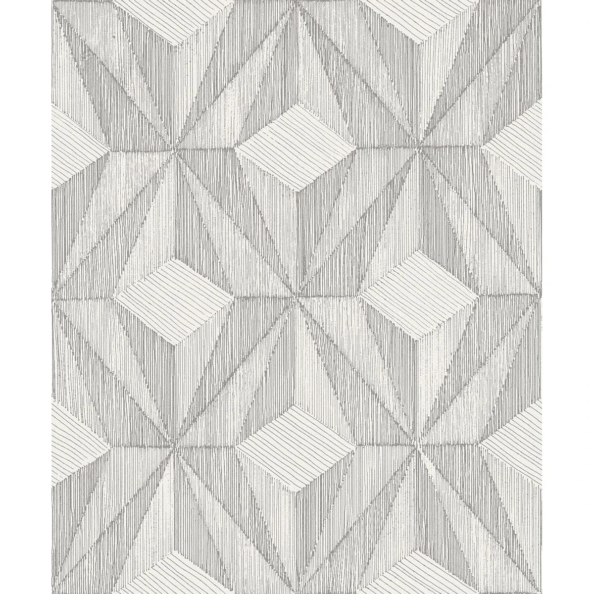 2908-87102 | Paragon Silver Geometric Wallpaper