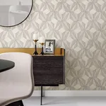 A-Street Prints Paragon Silver Geometric Wallpaper - SKU 2908-87102