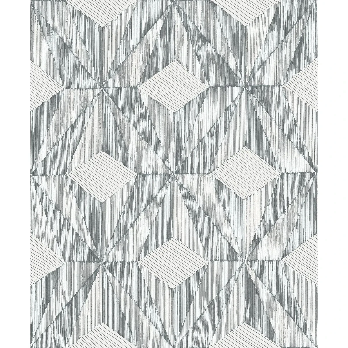 A-Street Prints Paragon Slate Geometric Wallpaper - SKU 2908-87103