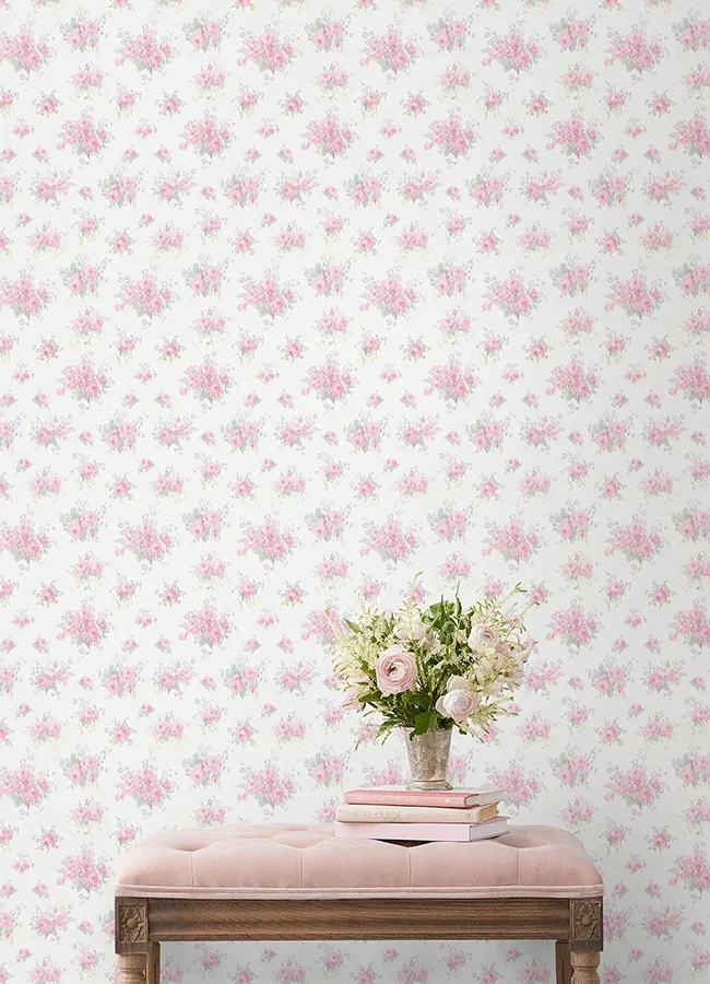 A-Street Prints Pasadena Ikat Breezy Pastel Wallpaper - SKU AST6444