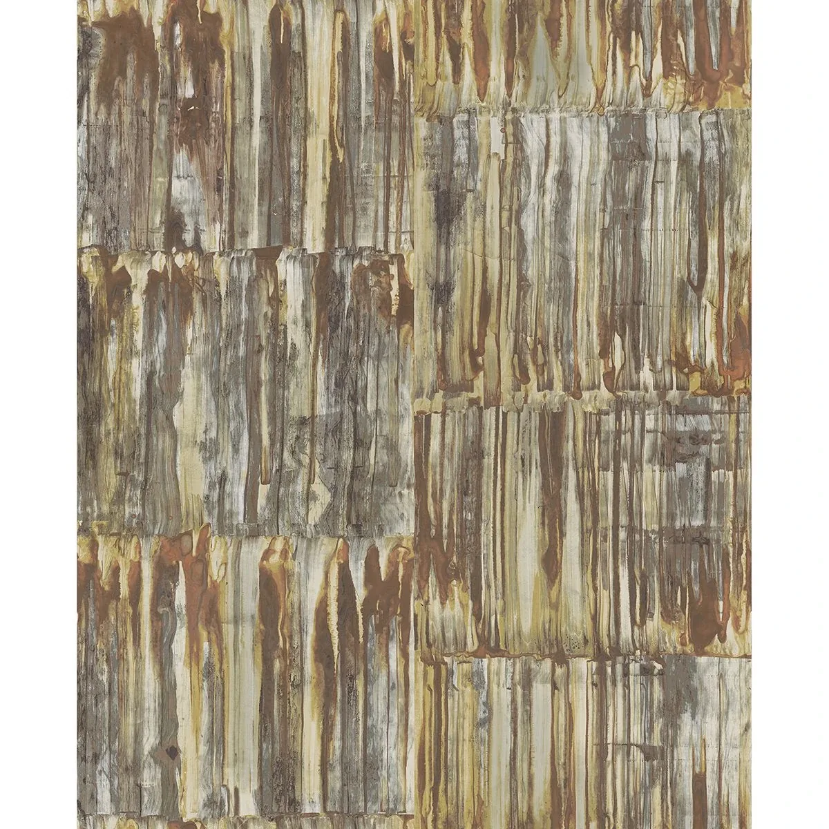 A-Street Prints Patina Brass Faux Metal Panels Wallpaper - SKU 2922-24063