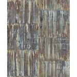 A-Street Prints Patina Multicolor Metal Wallpaper - SKU 2540-24064