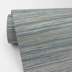 A-Street Prints Pattaya Blue Grasscloth Wallpaper - SKU 2829-82040