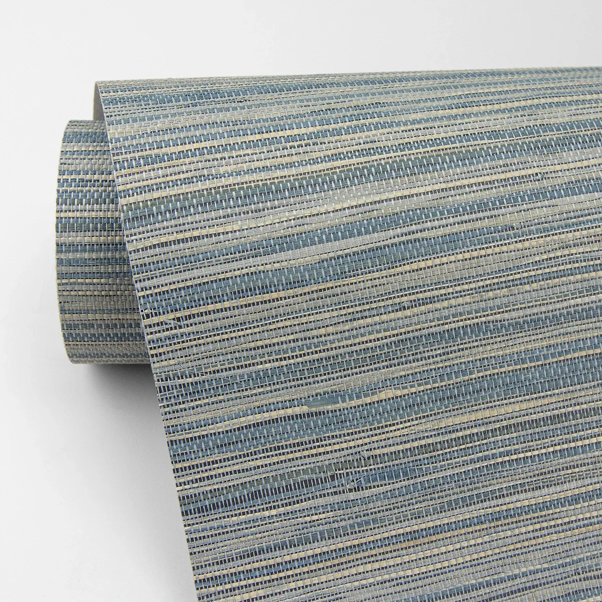 A-Street Prints Pattaya Blue Grasscloth Wallpaper - SKU 2829-82040