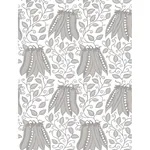 A-Street Prints Peas in a Pod Light Grey Garden Wallpaper - SKU 2821-25119