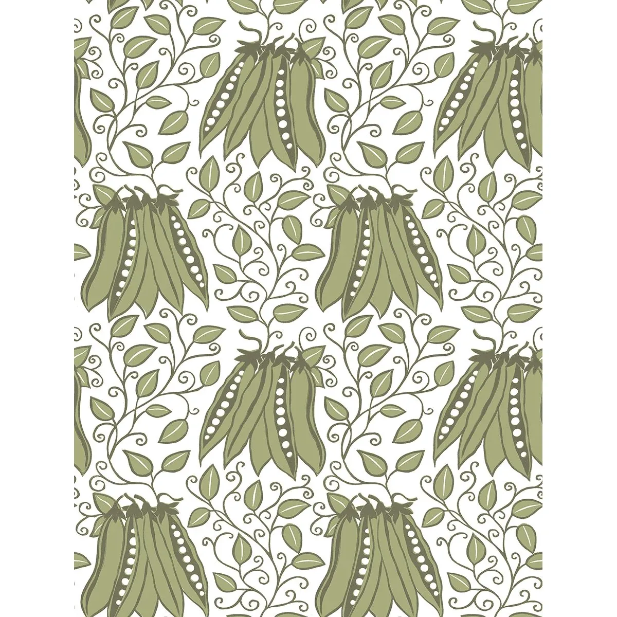 2821-25120 | Peas in a Pod Olive Garden Wallpaper
