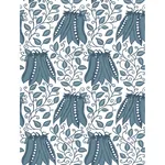 A-Street Prints Peas in a Pod Teal Garden Wallpaper - SKU 2821-25118