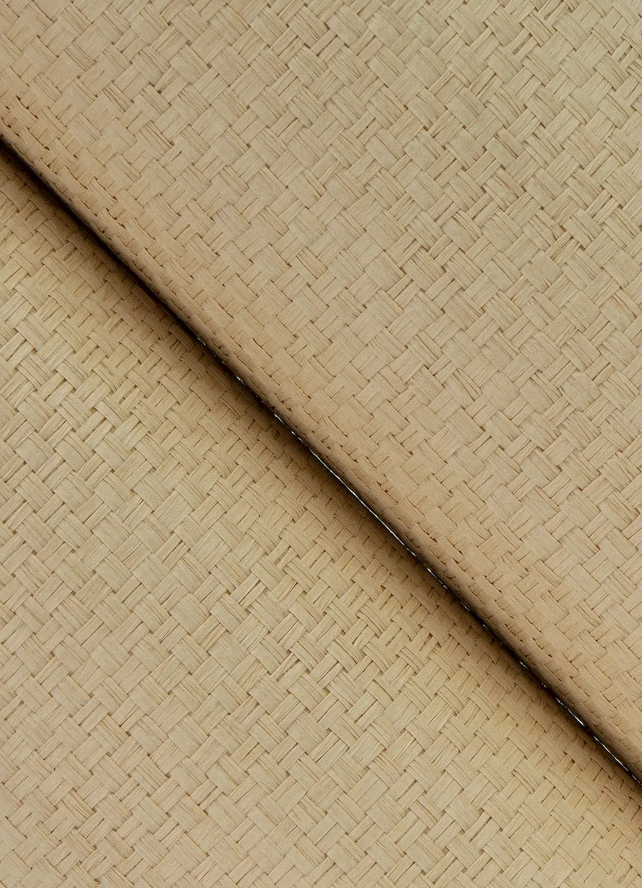 A-Street Prints Peizhi Khaki Basketweave Wallpaper - SKU 2923-88071