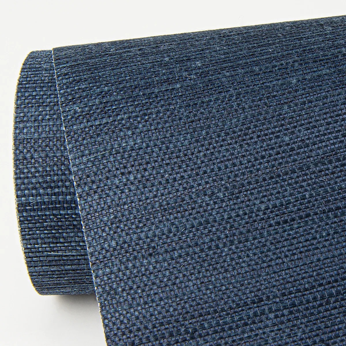 A-Street Prints Peninsula Navy Sisal Grasscloth Wallpaper - SKU 2972-80088