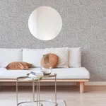 A-Street Prints Periwinkle Grey Textured Floral Wallpaper - SKU 2969-26038