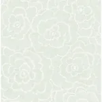A-Street Prints Periwinkle Light Green Textured Floral Wallpaper - SKU 4120-26040