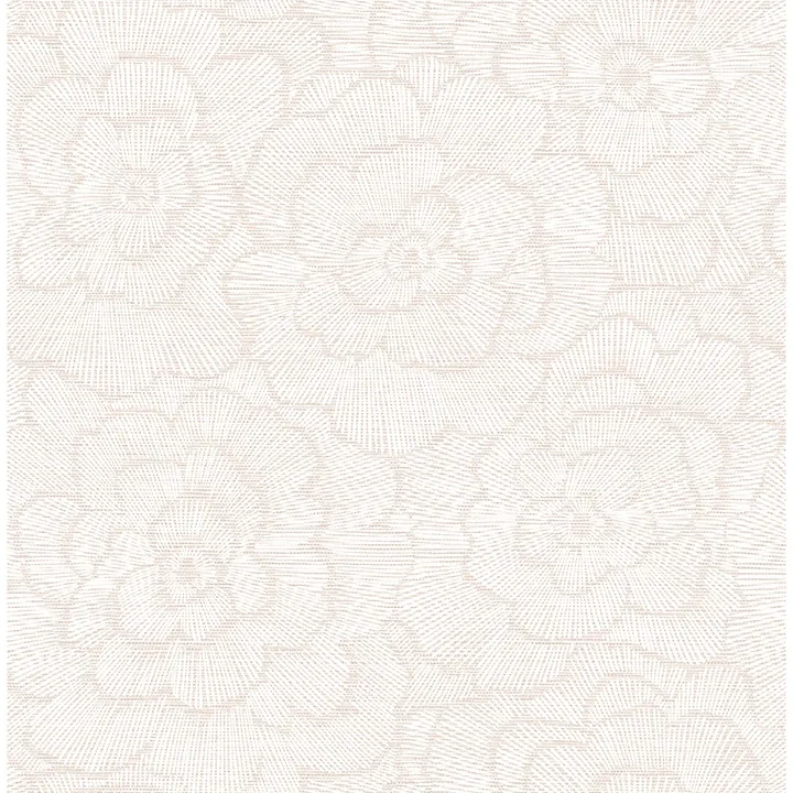 4120-26037 | Periwinkle Pink Textured Floral Wallpaper