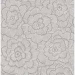 A-Street Prints Periwinkle Sterling Textured Floral Wallpaper - SKU 4120-26853
