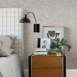 A-Street Prints Periwinkle Sterling Textured Floral Wallpaper - SKU 4120-26853