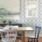 A-Street Prints Perrin Blue Gem Geometric Wallpaper - SKU 4121-26946
