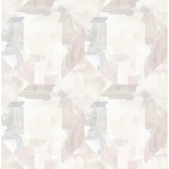 4121-26945 | Perrin Lavender Gem Geometric Wallpaper
