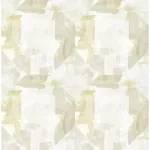 A-Street Prints Perrin Olive Gem Geometric Wallpaper - SKU 4121-26948