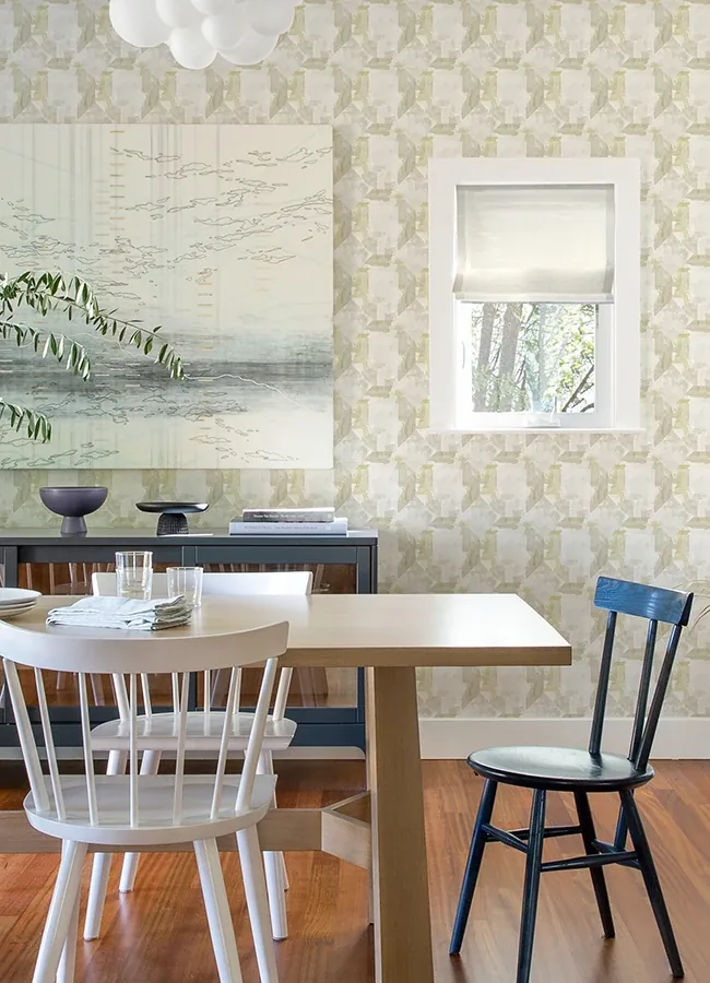 A-Street Prints Perrin Olive Gem Geometric Wallpaper - SKU 4121-26948