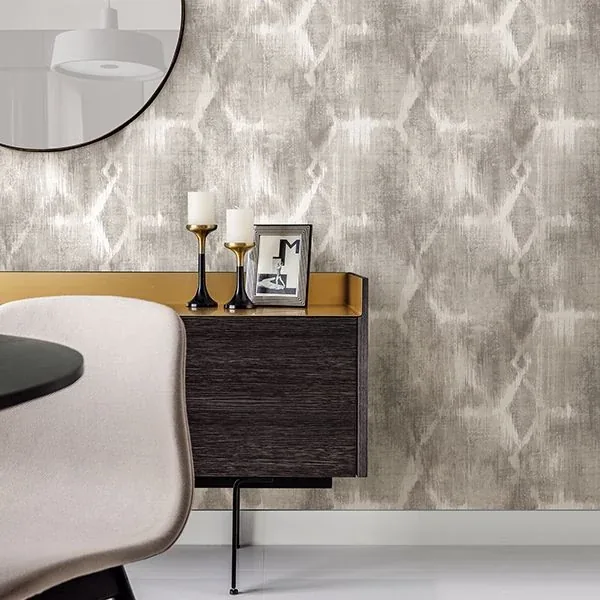 A-Street Prints Perspective Grey Abstract Geometric Wallpaper - SKU 2908-87112