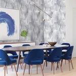 A-Street Prints Perspective Indigo Abstract Geometric Wallpaper - SKU 2908-87110