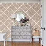 A-Street Prints Petal Ikat Trellis Wallpaper - SKU 2785-24811