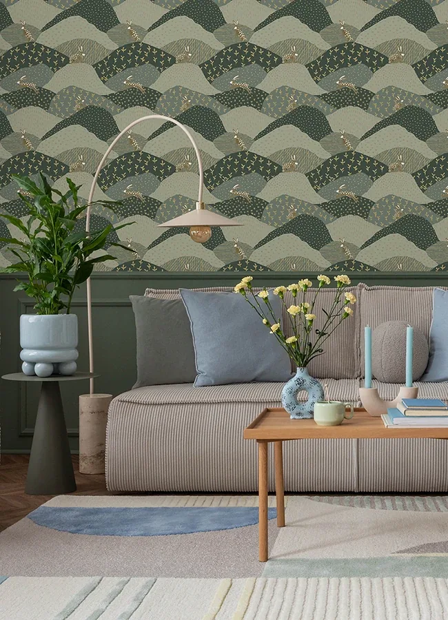 A-Street Prints Peter Green Rabbit Fields Wallpaper - SKU 4135-27299