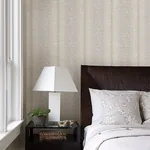 A-Street Prints Pezula Beige Texture Stripe Wallpaper - SKU 2949-60108